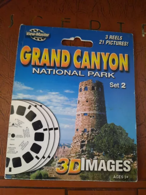 Grand Canyon National Park Set # 2 Arizona view-master 3 Reels Pack sealed