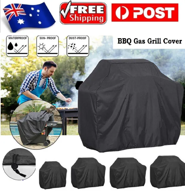 BBQ Waterproof Cover Outdoor Heavy Duty Rain Gas Barbeque Grill Smoker Protector