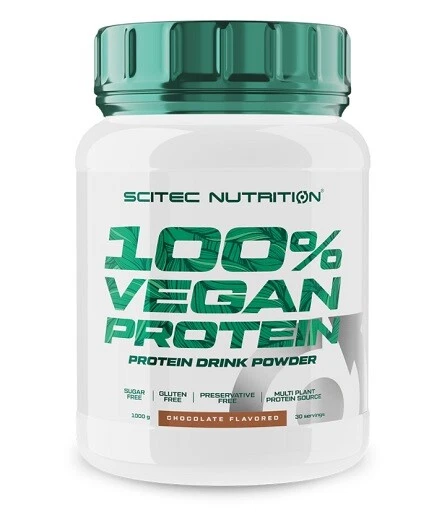 Proteína Scitec 100% Vegana 1000g Avellana-Nuez
