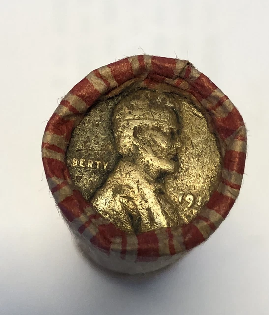 Lincoln Wheat Penny And 1, 1907 Indian Head Roll  Wheats From 1913-1958. S,P & D 2