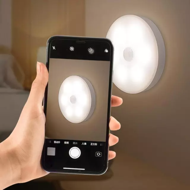 Human Body Induction Night Light Smart Lamp Motion Sensor Wireless Closet V8S5 3