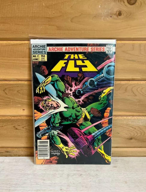 Archie Adventure Series Comics The Fly #7 Vintage 1984