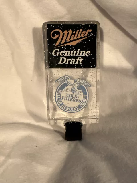 Vintage Miller Genuine Draft Beer Tap Handle