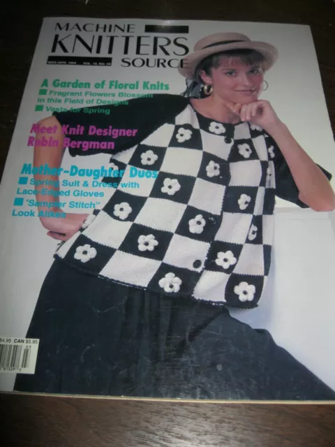 Craft knitting magazines - "Machine knitters source" Volume 10 Number 59
