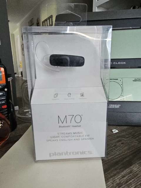 *NEW-SEALED* Plantronics M70 Bluetooth Headset - Black