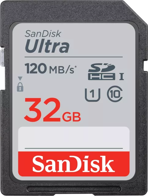 Sandisk Ultra - Flash Memory Card - 32 Gb - Uhs-I U1 / Class10 - Sd... NEUF