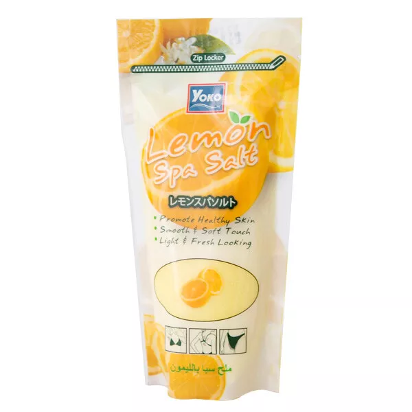 [YOKO] Lemon Spa Salt Whitening Moisturizing Exfoliating Body Scrub 300g NEW