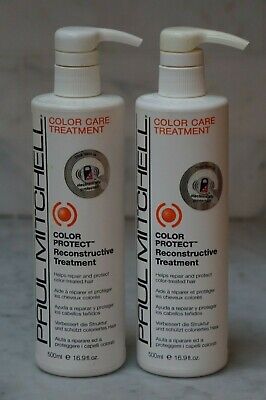 2 PACK. 16.9 oz. Paul Mitchell Color Protect Reconstructive Treatment. 500ml.