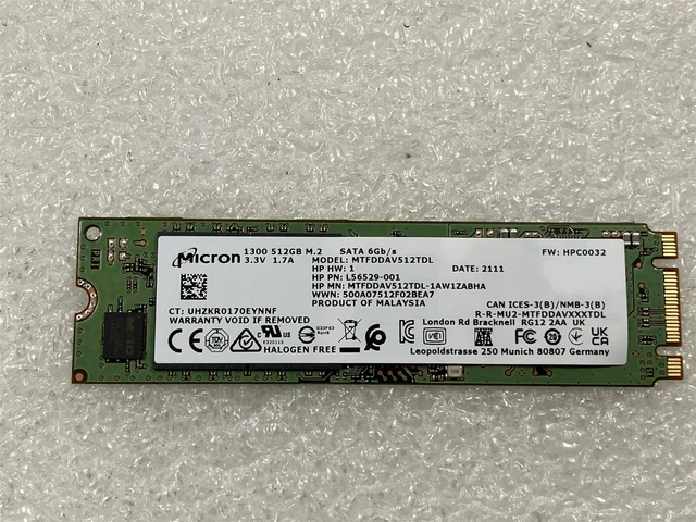 Micron 1300 512gb Micron Ssd 512gb Micron 1300 Sata 512gb Micron