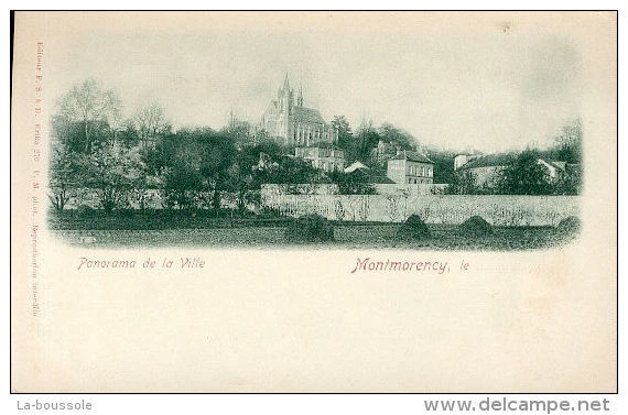 95 MONTMORENCY - panorama de la ville -