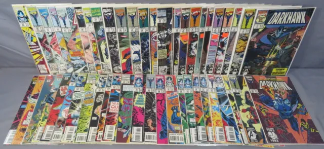 DARKHAWK #1-50 Full Run Nice Shape 1991 Marvel Comics 1 25 46 48 49 50 Overhawk
