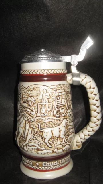 Beer Stein Avon Western Round Up