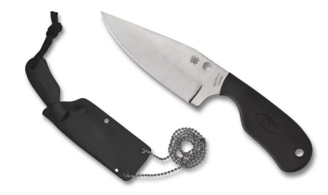 Spyderco Knives Subway Bowie Fb48pbk Feststehender Klinge Messerer Schwarz Frn