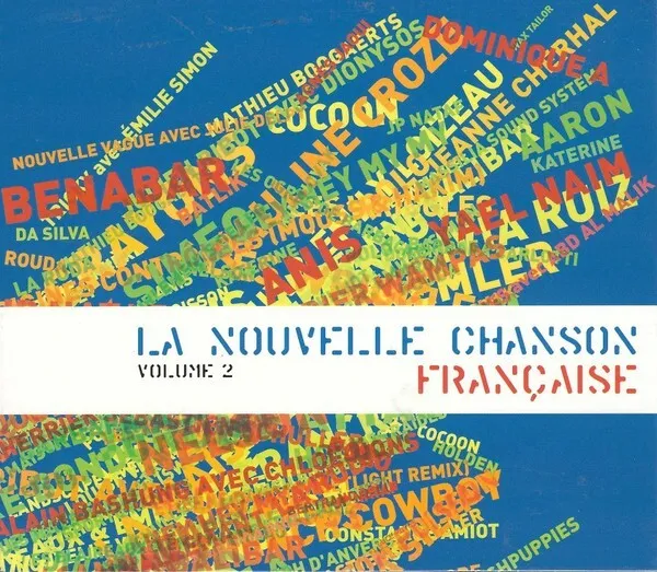 COFFRET BOX 5xCD ALBUM DIGIPACK LA NOUVELLE CHANSON FRANCAISE VOL.2 COMME NEUF