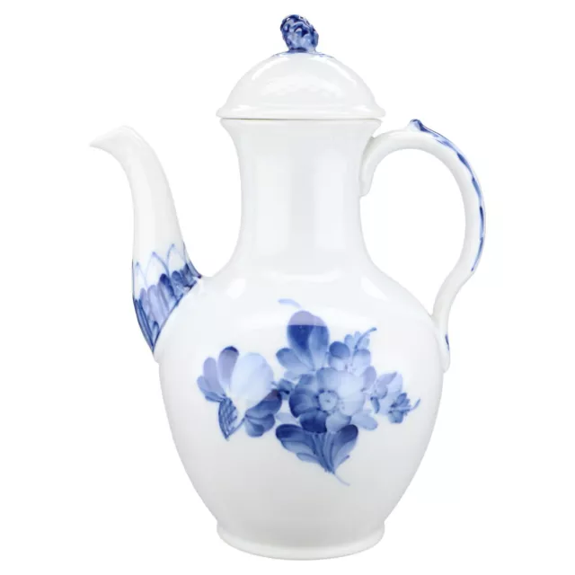 Kaffeekanne mit Mangel Modell 8034 Royal Copenhagen Blaue Blume glatt  II. Wahl