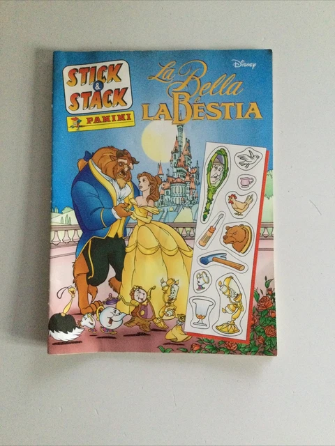 LA BELLA E La Bestia Disney Stick & Stack Panini 1993 COMPLETO ...