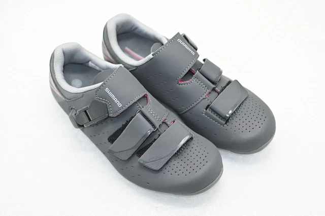 Chaussures Shimano SH-MT40WL De Vélo Pour Femmes, Gris Daim, Taille EU 39, Avec Clip 2 Trous, état Excellent