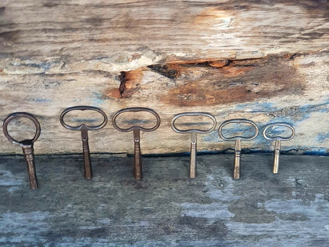 Create Idea Uhraufziehschlüssel 4mm - Goldener Aufziehschlüssel Für Antike Uhren