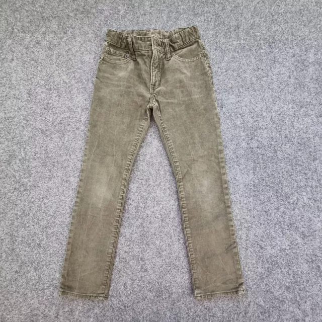 GAP Pants Kids 7 boys Green Khaki long Pants Casual Corduroy winter Size 7