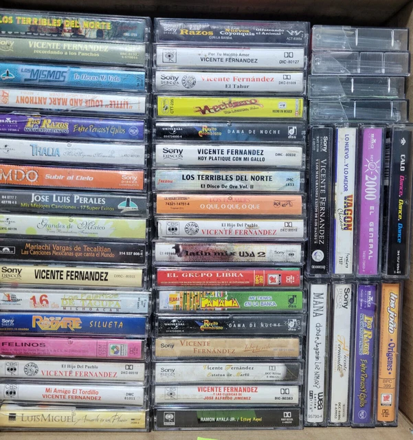 LOT OF 88 Spanish Cassette Tapes See Description Multiple Artists