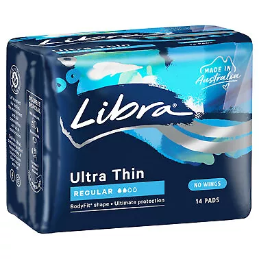 Libra Ultra Thin Pads Regular 14 Pack