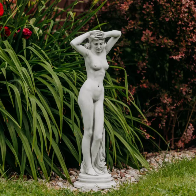 Massiccio Figura di Pietra Statua Erotica Venere colata Resistente Al Freddo