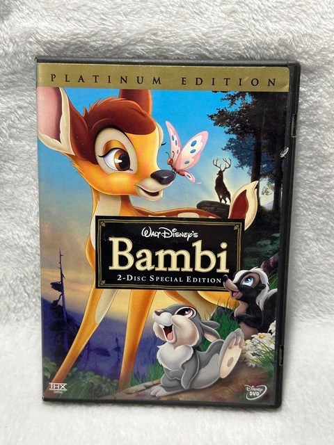 Walt Disneys Bambi 2 Disc Special Edition Childrens DVD Good Used Condition