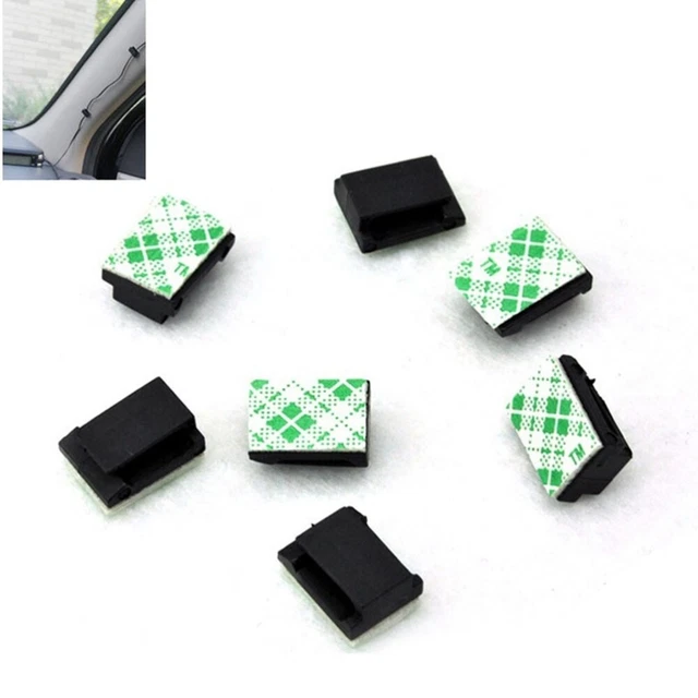 200 piezas clips de alambre fijo abrazadera para cocina dormitorio balcón