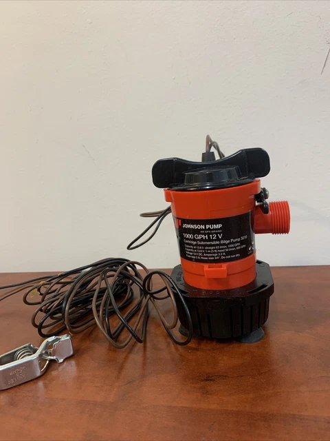 Johnson Pump 1000 GPH Cartridge Submersible Bilge Pump 3210- 12V