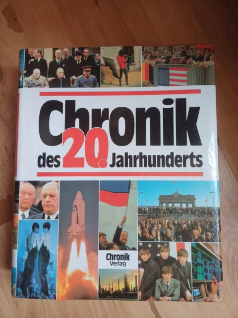 Buch Chronik des 20. Jahrhunderts Monat für Monat ab 1900 bebildert Schlagzeilen