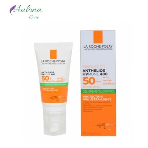 Control de aceite crema La Roche-Posay Anthelios UVmune 400 FPS50+ libre de fragancias