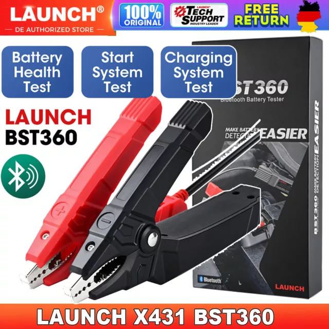 Launch BST360 Auto KFZ Batterietester Batterieprüfer 6V 12V 100-2000CCA für X431