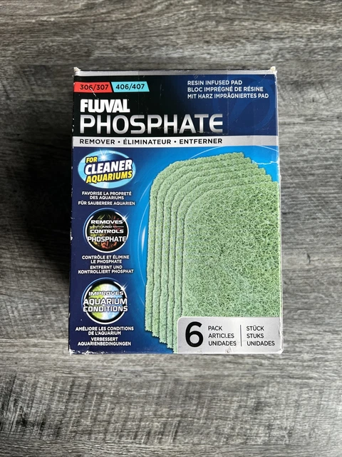 Fluval Phosphate Remover 6Pk A261 304 305 306 307 404 405 406 407 Canister Model
