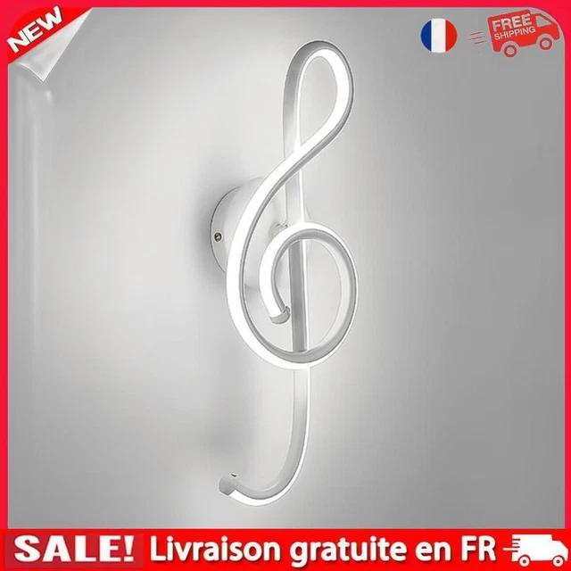 Décoration Mur Suspendue Musique Décoration Murale Note De Musique Métal – Sculpture Vintage Noire, Symbole Musique Fer Forgé, Style Industriel Salon