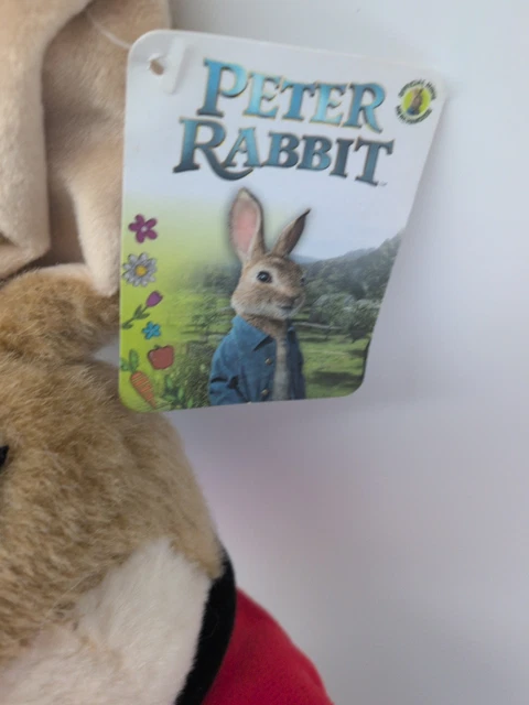 BEATRIX POTTER PETER Rabbit Flopsy Bunny Red Coat Plush New with Tags ...