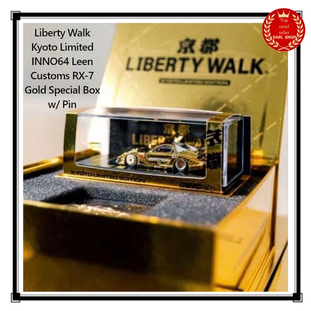LIBERTY WALK KYOTO Limited INNO64 Leen Customs RX-7 Gold Special