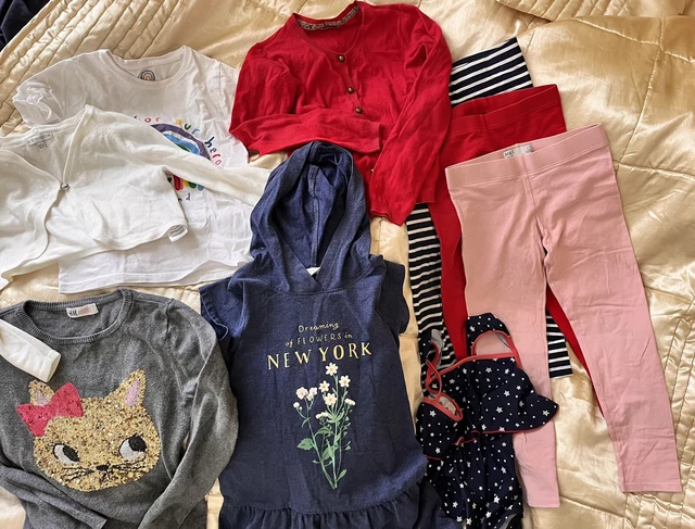 Bundle of girls clothes age 6-7 years Marks and Spencer, Next, H&M