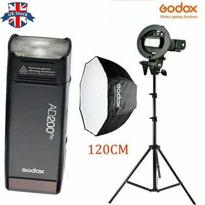 GODOX AD400Pro 400Ws 2.4G FLASH TTL XPRO Trigger 2m Stand AD-S60S Griglia Softbox 