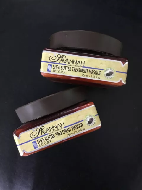 Savannah Hair Therapy Shea Butter Treatment Mask 2 Pack