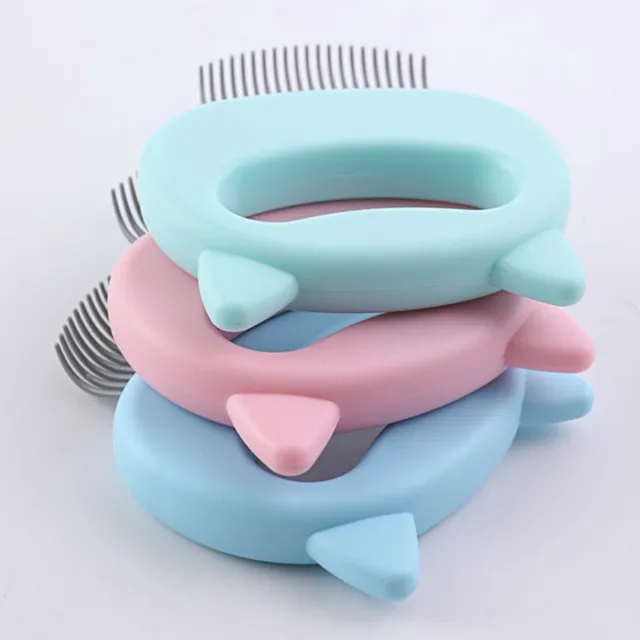 Massage Shell Comb Grooming Hair Removal Shedding Cleaning Brush Fr Pet Cat Dog