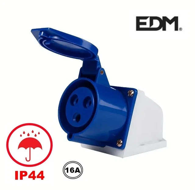 Presa industriale CETAC femmina 3P T N 32A 380V IP44 presa da Presa industriale CETAC femmina 3P T N 32A 380V IP44 presa da