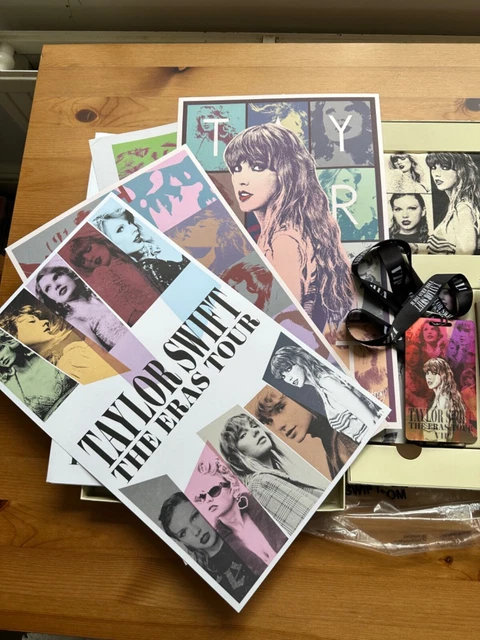 TAYLOR SWIFT THE Eras Tour VIP Merchandise Box - Europe 2024 £160.82 ...