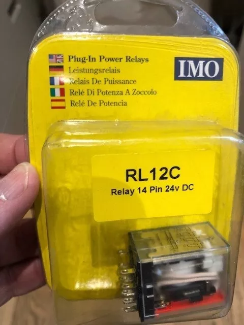 IMO RL12C Relay 14 PIN 24V DC