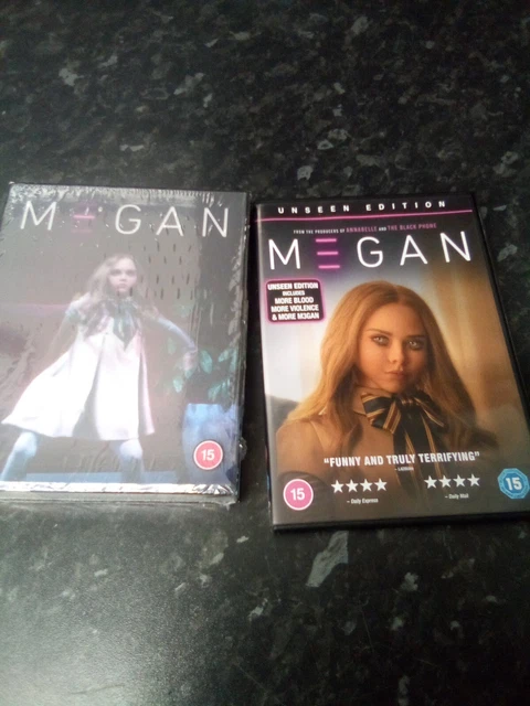 Megan UK Exclusive Limited Edition Steelbook Box Set (No 4K Disc) & Separate DVD