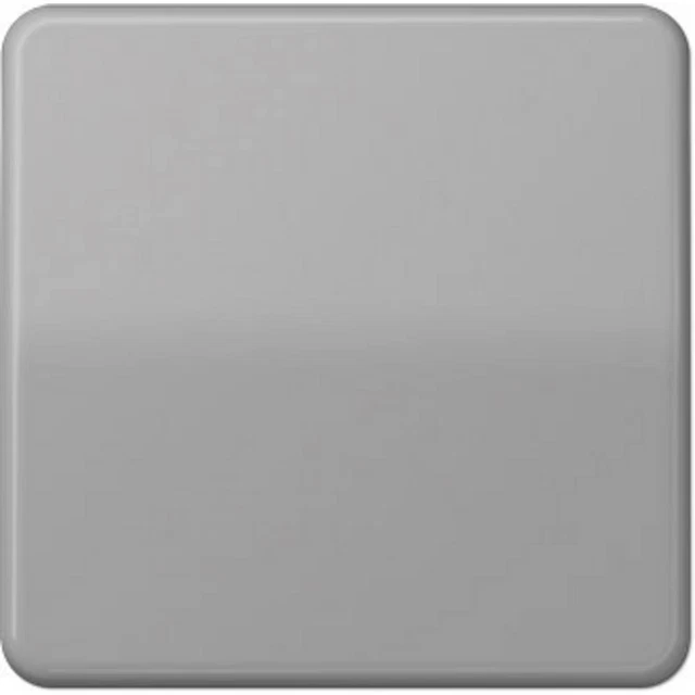 Jung simple Cache Interrupteur va-et-vient, Bouton-poussoir gris CD590GR