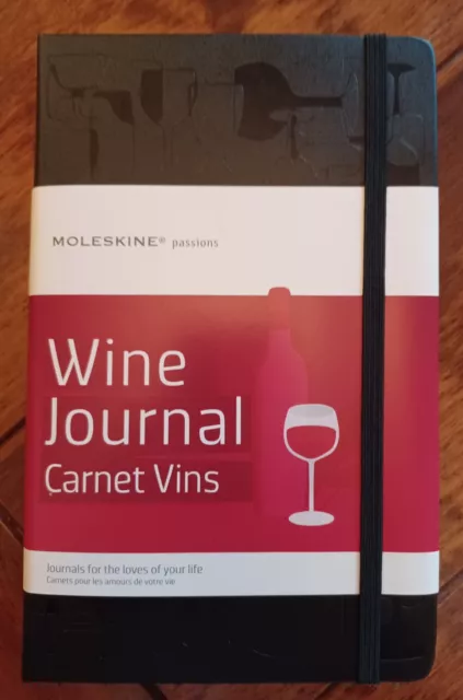 (Neu, unbenutzt) - Moleskine Passions Weinjournal Buch Notizbuch Weine.