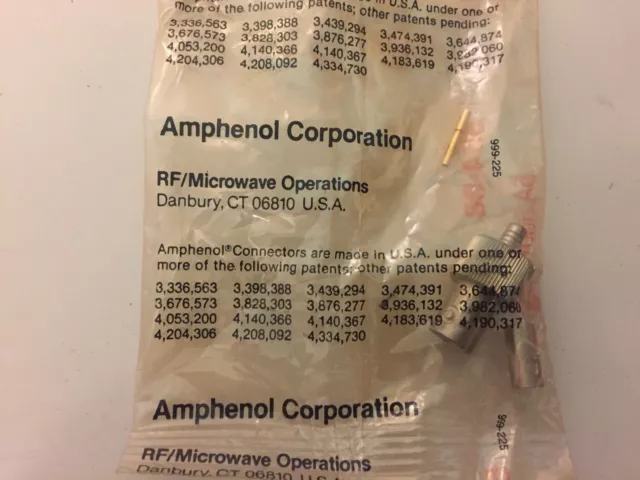 Amphenol 554-88 Connettore Nuovo e Confezionato Lotto Di 7