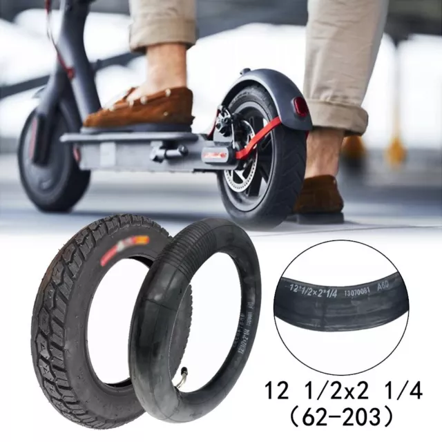 Tyre Scooter Set 12 1/2x2 1/4 32 X 32 X 5.2cm E-Bike Inner Tube+Tire - Thicken