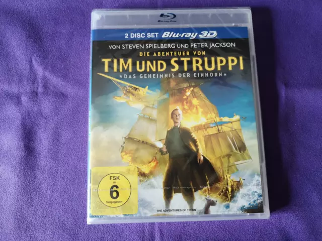 3D-Bluray Die Abenteuer Von Tim Und Struppi - Das Geheimnis Der Einhorn