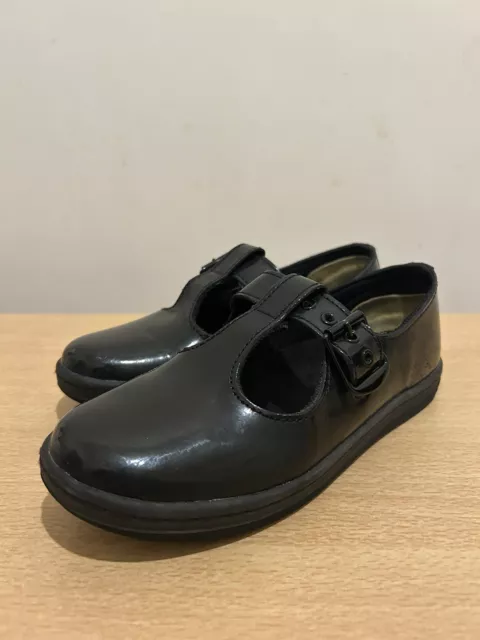 DR MARTENS WOOLWICH Black patent leather strap over shoes UK 3 34.00 PicClick UK